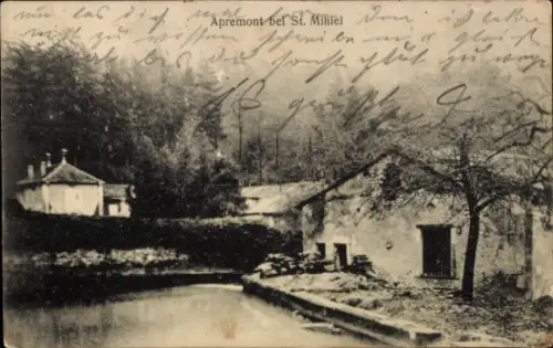 Ak Apremont bei Saint Mihiel Meuse, Bauernhof
