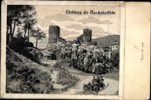 Seiden Ak Rochetaillée Loire, Schloss