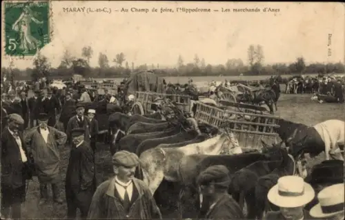 CPA Maray Loir et Cher, Au Champ de foire, l'Hippodrome