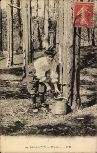 CPA Arcachon Gironde, Risinière