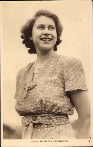 Ak Princess Elizabeth, spätere Königin Elisabeth II von Großbritannien, Portrait