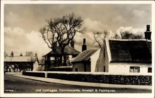 PC Lytham St Annes Lancashire England, Old Cottages, Commonside