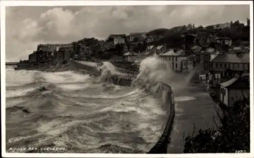 PC Clevedon Somerset, England, Rough Sea
