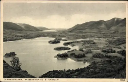 Ak Lake District Cumbria England, Derwent Water, Bassenthwaite