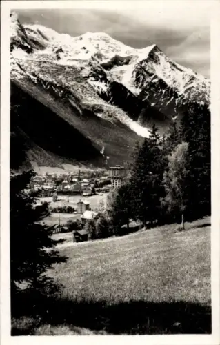 CPA Chamonix Mont Blanc Haute Savoie, Vue sur le Mont Blanc