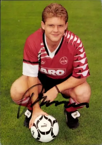 Autogrammkarte Fußballer Rastislav Mores, 1. FC Nürnberg, Autogramm