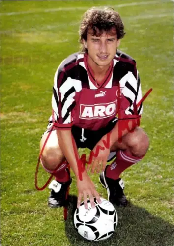 Autogrammkarte Fußballer Fredi Skurka, 1. FC Nürnberg, Autogramm