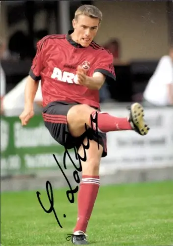 Autogrammkarte Fußballer Sven Löhner, 1. FC Nürnberg, Autogramm