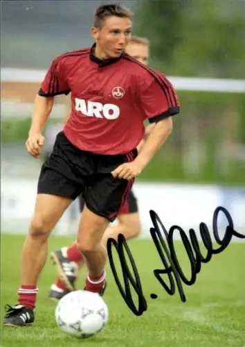 Autogrammkarte Fußballer Christian Hassa, 1. FC Nürnberg, Autogramm