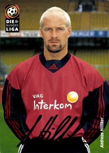 Autogrammkarte Fußballer Andreas Hilfiker, 1. FC Nürnberg, Autogramm