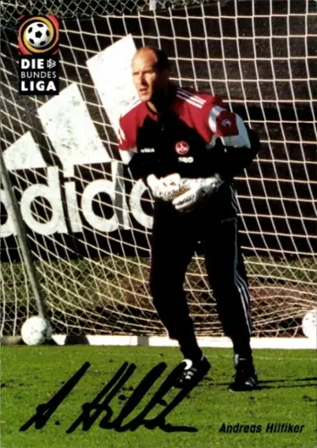 Autogrammkarte Fußballer Andreas Hilfiker, 1. FC Nürnberg, Autogramm