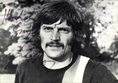 Autogrammkarte Hockeyspieler Uli Vos, Autogramm