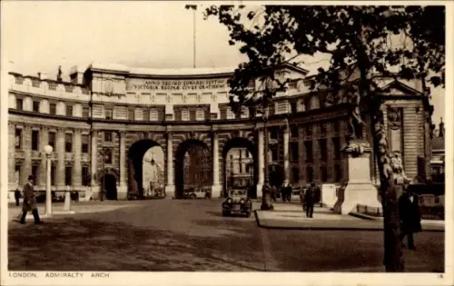 Ak London England, Admiralty Arch