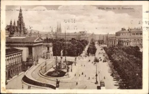 Ak Wien 1 Innere Stadt,  Ring des 12. November, Straßenansicht,  Gebäude