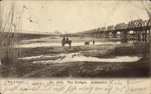 Ak Ashburton Devon England, Brücken
