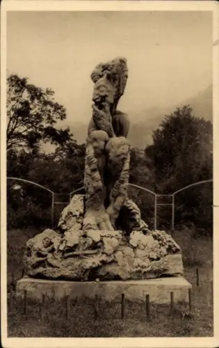 CPA Vizille Isère, Le Faune, de Darde, Château