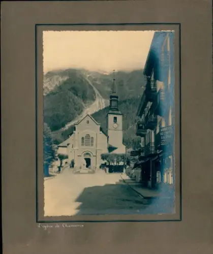 Foto Chamonix Mont Blanc Haute Savoie, Straße, Hotel, Kirche