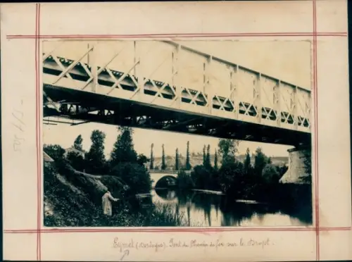Foto Eymet Dordogne, Brücke, Fluss