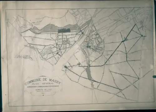 Stadtplan Foto Massy Essonne
