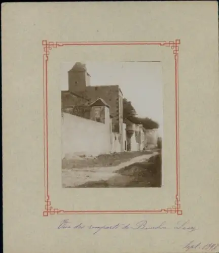 Foto Bourbon Lancy Saône et Loire, Mauer