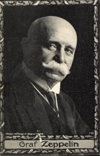 Ak Ferdinand Graf von Zeppelin, Portrait