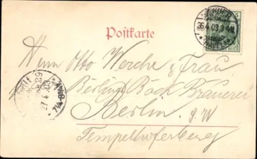 Ak Werder an der Havel, Panorama