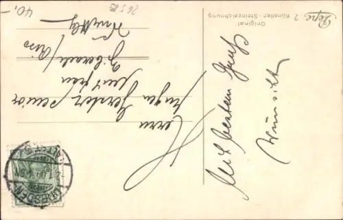 Künstler Ak Fröhliches Neujahr, Skifahrer und Rodler, Zeppelin, Sonnenaufgang