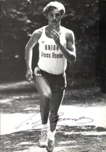 Autogrammkarte Läufer Erwin Skamrahl, SV Union Groß Ilsede, Autogramm