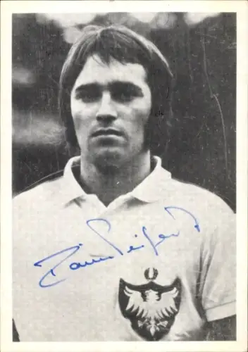 Autogrammkarte Hockeyspieler Rainer Seifert, Autogramm