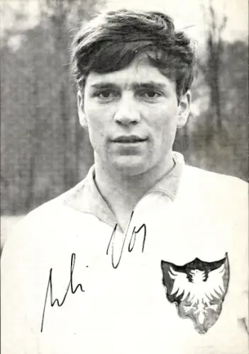 Autogrammkarte Hockeyspieler Uli Vos, Autogramm