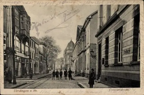 Ak Uerdingen Krefeld am Niederrhein, Krefelderstraße