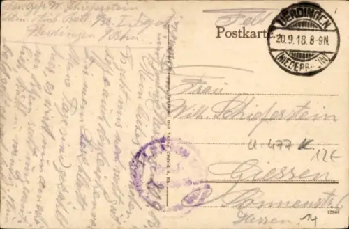 Ak Uerdingen Krefeld am Niederrhein, Krefelderstraße