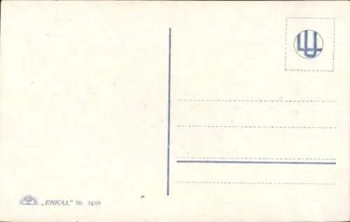 Künstler Ak Usabal, Luis, Frauenportrait, Junge Frau mit Schlittschuhen