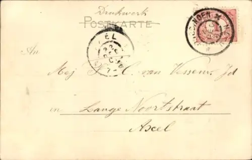 Litho Konstantinopel Istanbul Türkei, Gesamtansicht, Moschee