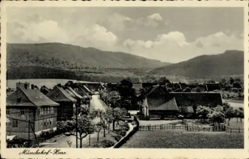 Ak Münchehof Seesen am Harz, Gesamtansicht