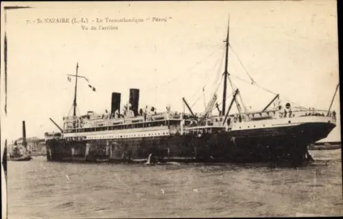 CPA Saint-Nazaire, Le paquebot Perou de la CGT