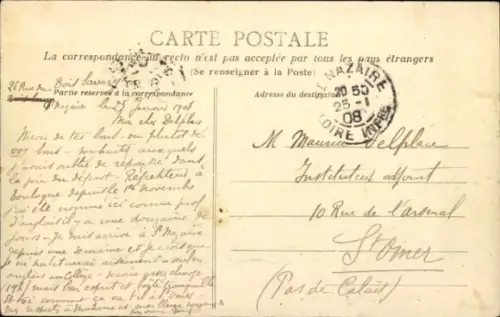 CPA Le paquebot CGT, La Champagne