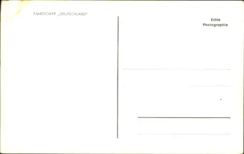 Ak Bundesbahn Hochsee Fährschiff Deutschland
