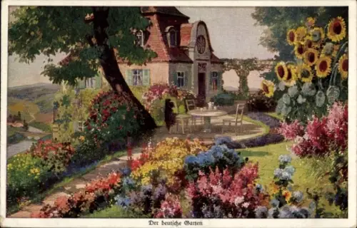 Künstler Ak Der deutsche Garten, Primus