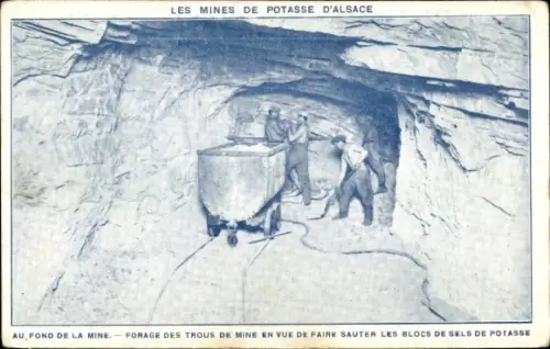 Ak Wittelsheim Elsass Haut Rhin, De Elzassische Potaschmijnen, Kalimine