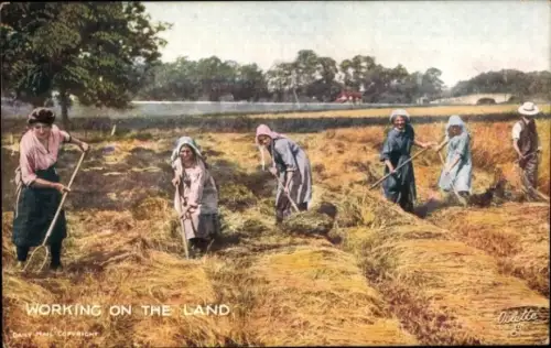 Ak Working on the Land, Feldarbeiter