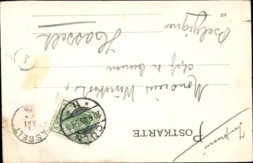 Ak Frankfurt am Main,  Kaiserstraße, Hauptbahnhof, Straßenbahn, Pferdekutschen