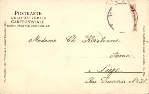 Ak Düsseldorf am Rhein, Internationale Kunst und Große Gartenbau-Ausstellung 1904, Flora