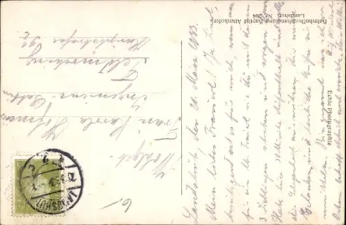 Ak Landshut in Niederbayern,  Altstadt, St. Marlinskirche, 135 m hoher Turm, 1407-1477