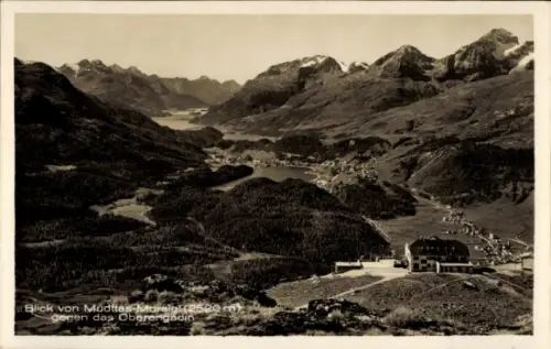 Ak Muottas Muragl Kanton Graubünden, Panorama, Oberengadin
