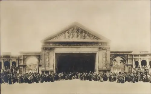 Ak Oberammergau in Oberbayern, Passionsspiele 1900, Einzug in Jerusalem