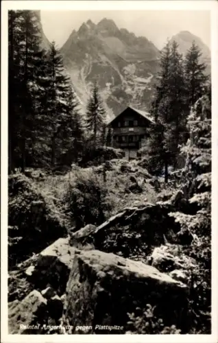 Ak Garmisch Partenkirchen, Angerhütte im Reintal, Raintal, Reintalangerhütte, Reintal Angerhütte,