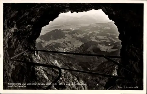 Ak Marktschellenberg Markt Schellenberg in Oberbayern, Salzachtal, Felsensteig