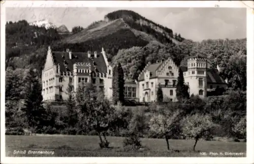 Ak Brannenburg in Oberbayern, Schloss Brannenburg, Inntal