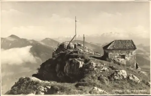 Ak Sachrang Aschau im Chiemgau Oberbayern, Spitzsteinhaus